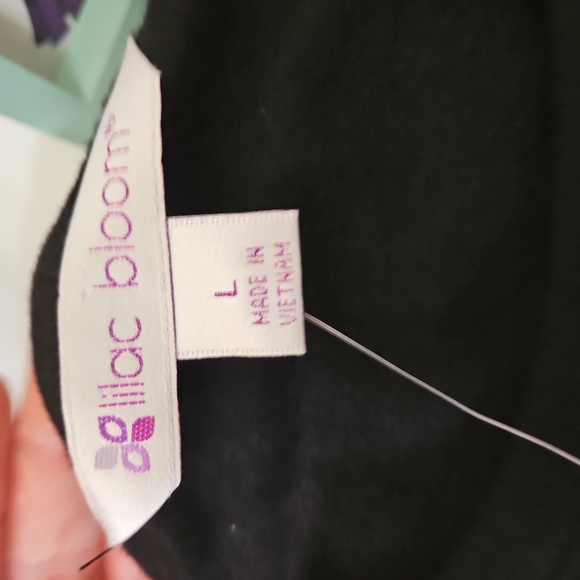 NWT lilac Bloom Black Dress - Picture 11 of 12